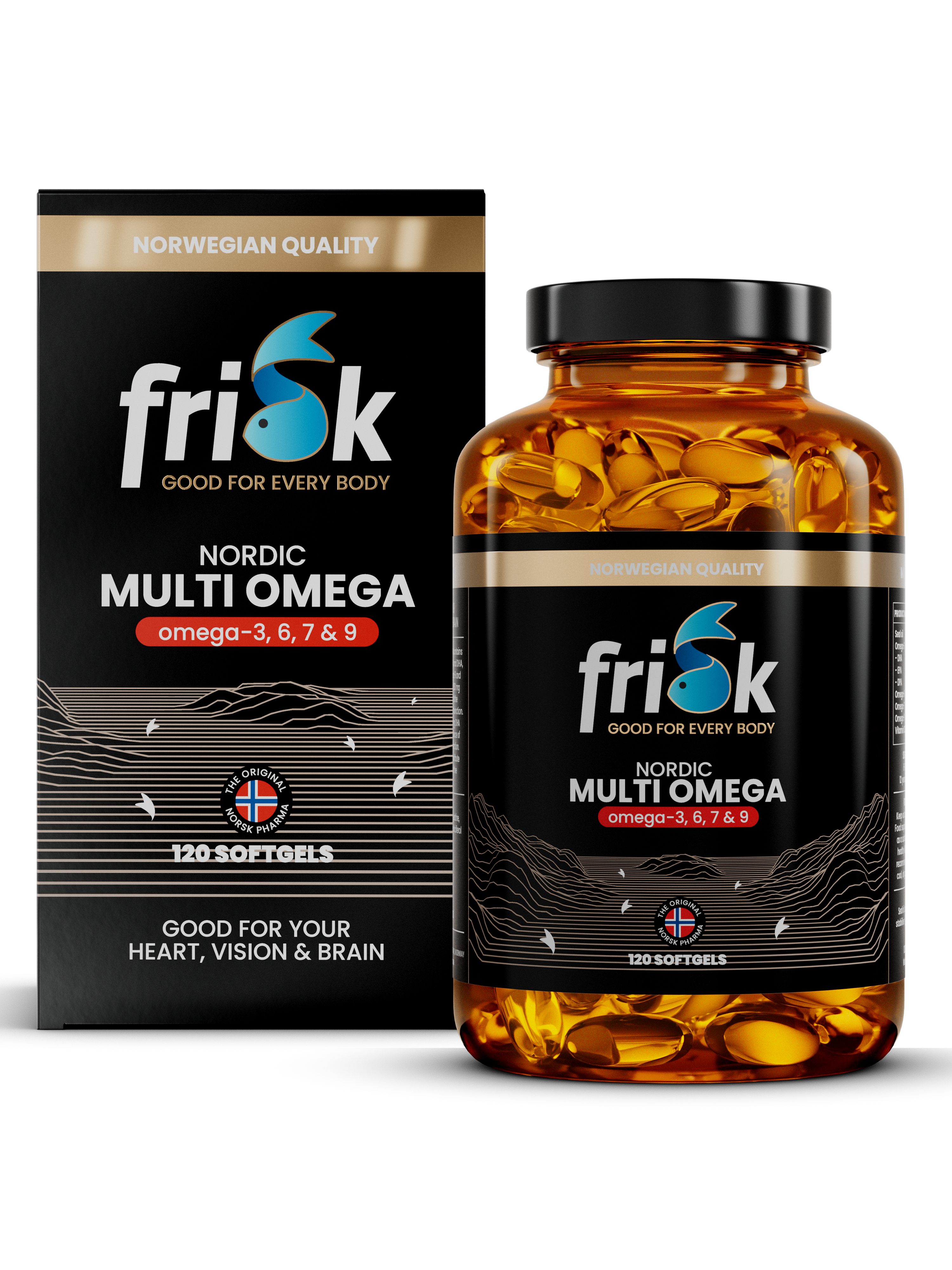 Frisk Nordic Multi Omega (120 Kapseln)