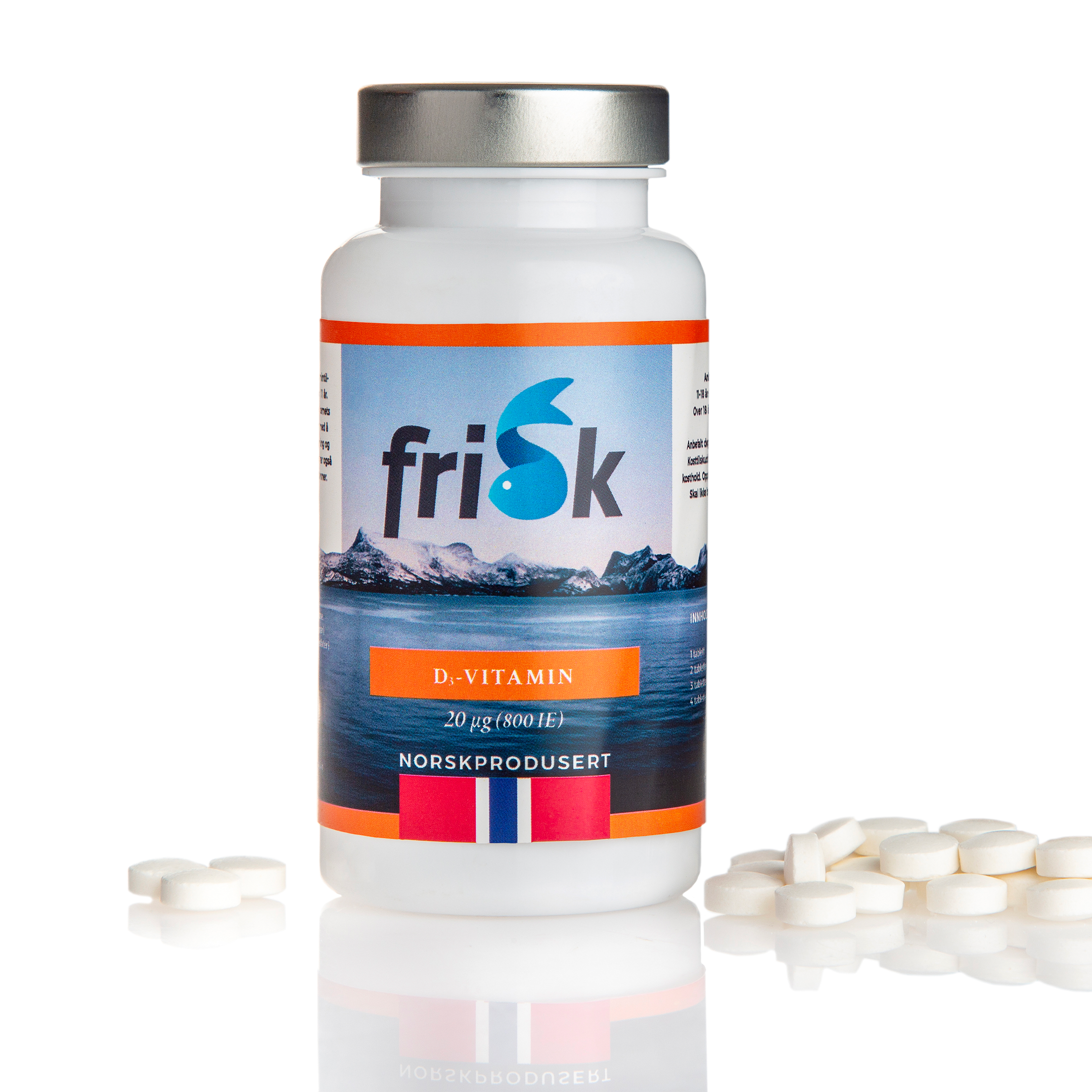 Frisk Vitamin D3 (60 Tabletten)